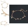 Elegant Womens Gold Plated Butterfly Charm Anklet Bracelet For Beach Outings