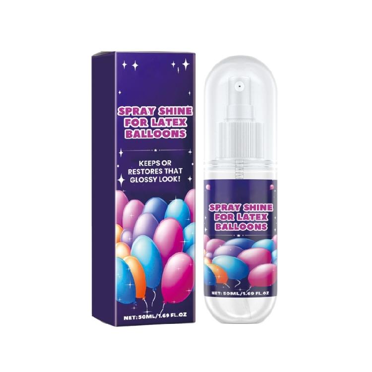 Multifunctional Shine Balloon Spray Latex Balloon High Gloss Finish Spray 50ml Capacity for Event Decors