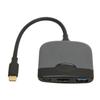 Type C To HD Multimedia Interface Adapter 3 In 1 4K Portable Type C AV Multiport Adapter for Switch