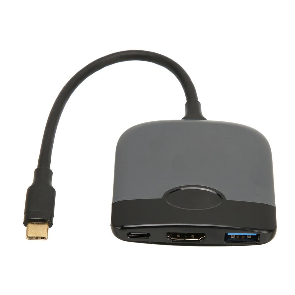 Type C To HD Multimedia Interface Adapter 3 In 1 4K Portable Type C AV Multiport Adapter for Switch