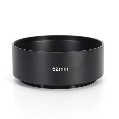 52Mm Metal Alloy Material Long Lens Hood For Canon Nikon Camera