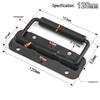 304 Stainless Steel Spring Loaded Folding Handle for Wooden Toolbox
