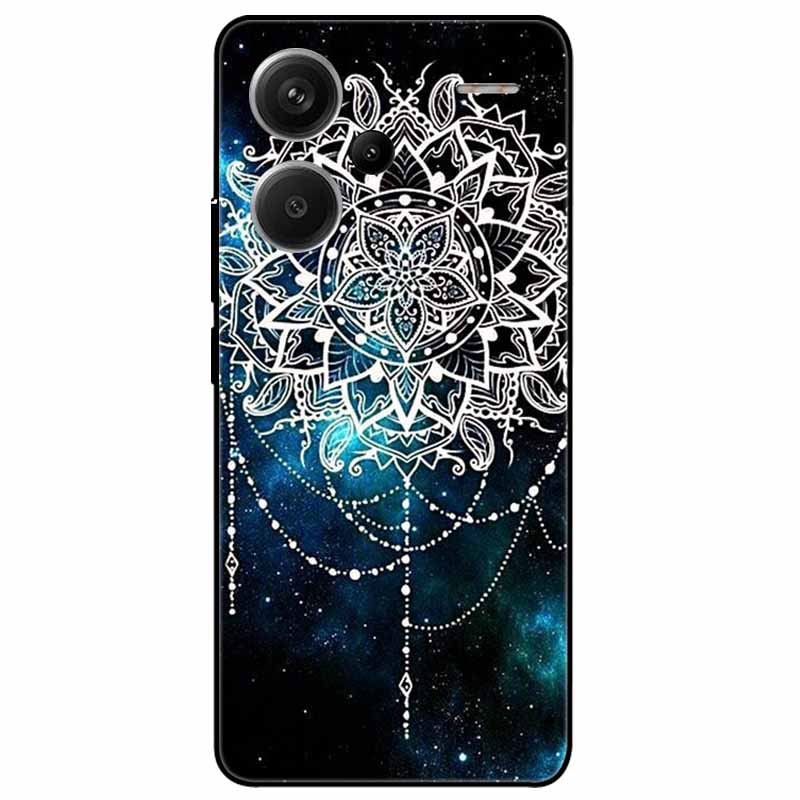 For Redmi Note 13 Pro Plus 5G Pro+ Case Soft Black Painted Cats TPU Funda For Xiaomi Redmi Note 13 Pro 5G Note13 Silicone Cover