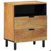 VidaXL Brown Bedside Table 50x33x62 Cm Solid Mango Wood, Bedside Cabinet, Bedroom Furniture, Table of 4017730
