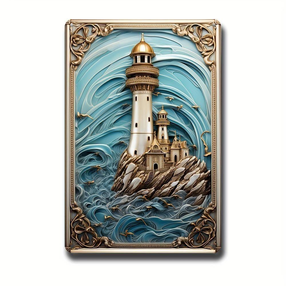 Metal Poster Pike Fish Art Fishing Store Wall Decor 20x30cm 2D Flat Metal Sign