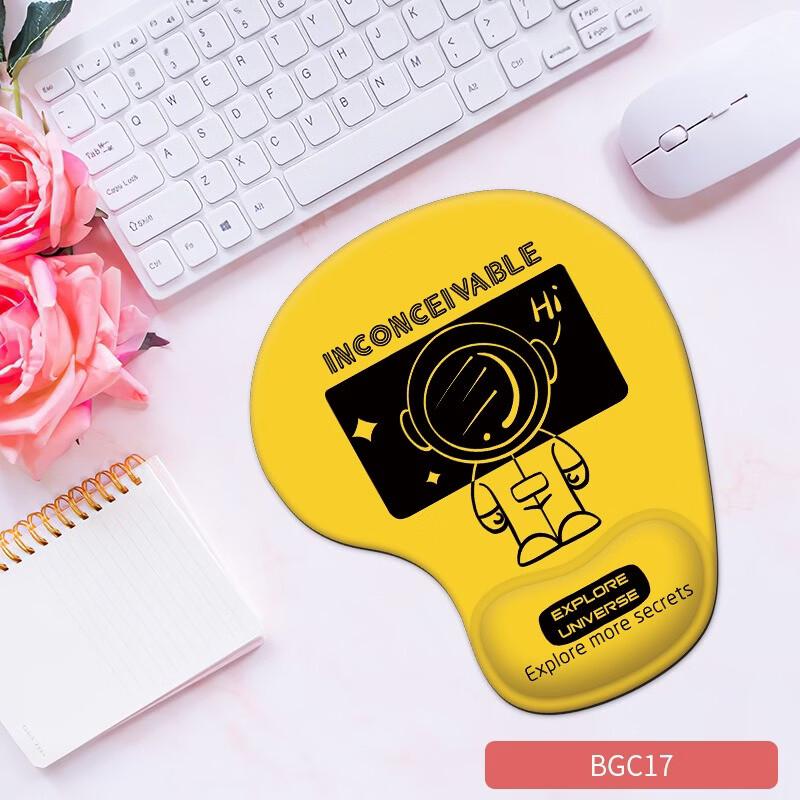 Fumaide Ergonomic Silicone Mouse Pad and Keyboard Wrist Rest Set