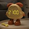 Despertador para Cachorro de Grande Volume Com Luz Relógio de Cabeceira Fofo Luz Noturna Infantil Tempo de Estudo