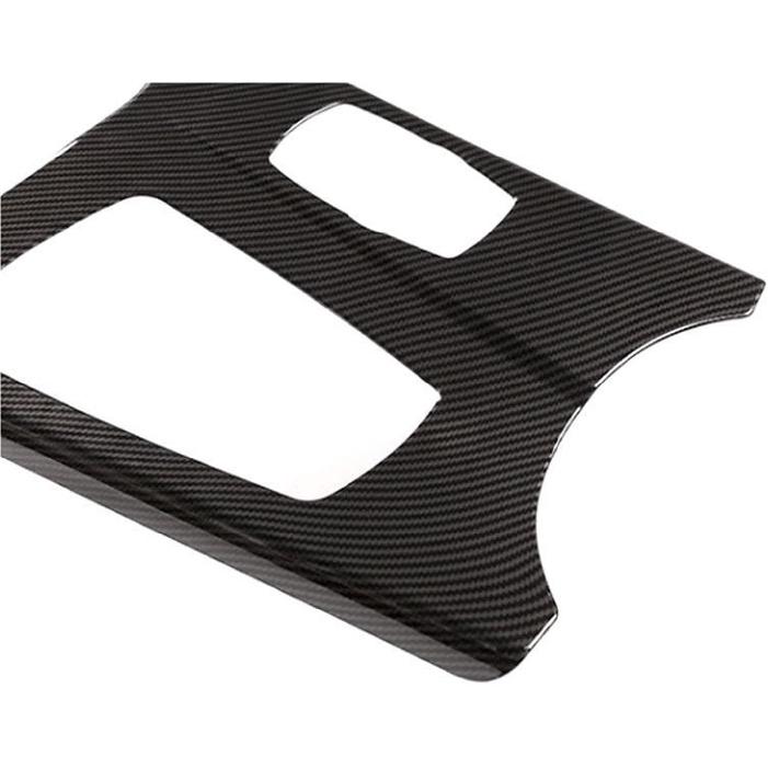 Carbon Fiber Car Interior Trim Center Console Gear Shift Panel Frame Cover Compatible For BMW X3 F25 X4 F26 2011 2012 2013-2017 Carbon Fiber Center