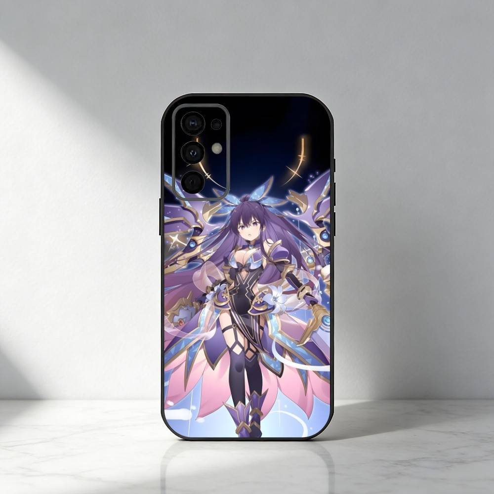

Чехол для телефона Date-a-Live Форма Т-Тохка Для Samsung S25,S24,S21,S22,S23,S20,Ultra,S26,Plus,Fe,Note,5G Черный Samsung S225G