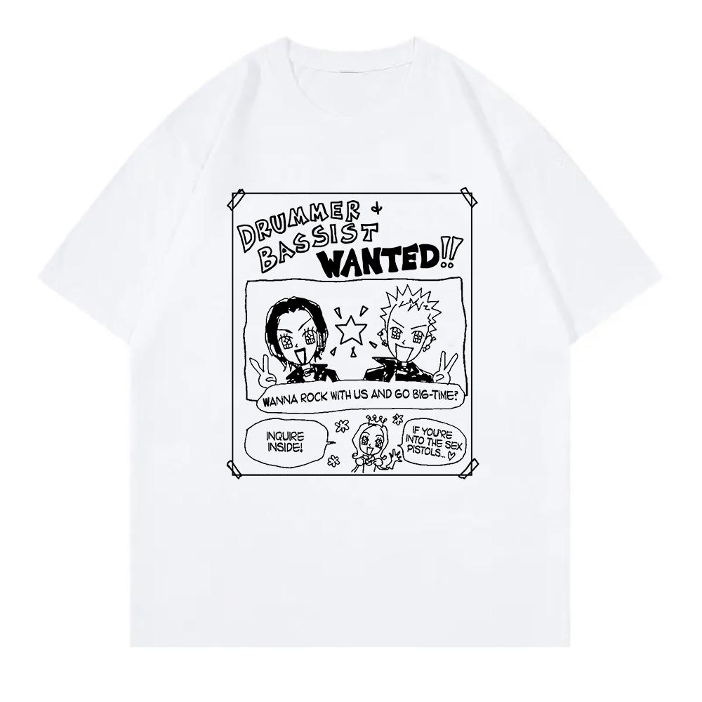 Nana Cartoon Black Stone Tshirt Funny Summer Mens Tshirt Harajuku Top High Quality Casual Cotton Tshirt Graphic Clothes
