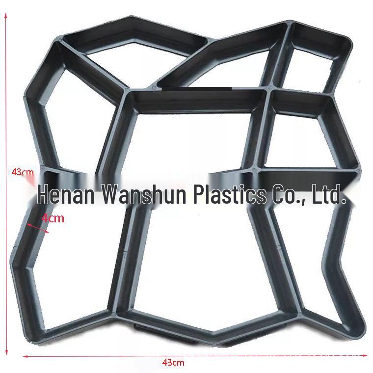 Cement Floor Shaping Tools: Crack-Resistant DIY Stone Texture Molds for Courtyard and Landscape Paving