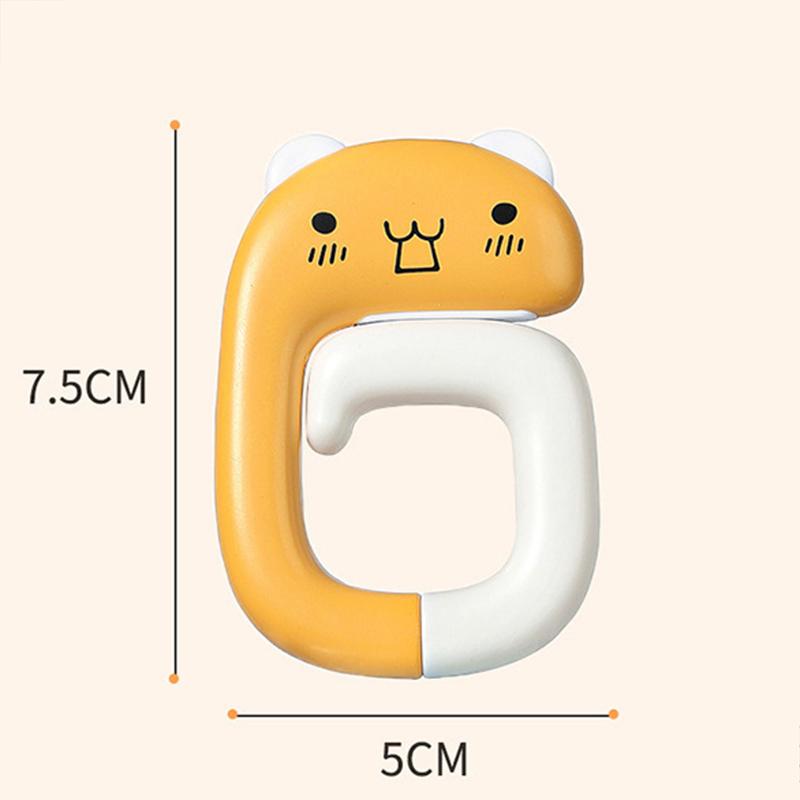 

1 шт. Портативный пластиковый пакет, милый крючок в виде животного для подвешивания декоративного стола, крючки для сумок, настенная вешалка, держатель для сумочки C