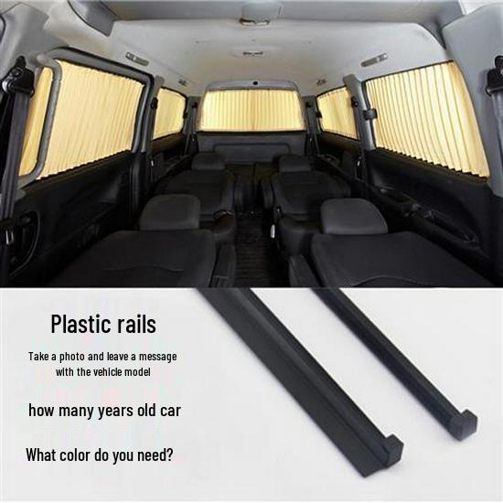 Ford Edge Privacy Sunscreen Blinds – Aluminum Alloy Track, Car Curtains for Shading