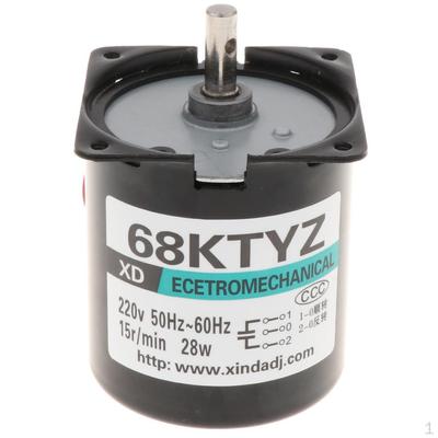 220V 28W Reversible Motor CW/CCW Large Permanent Magnet Electric Synchronous