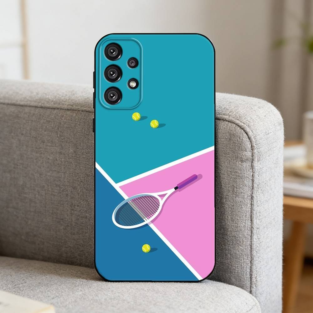 T-Tennis B-Ball S-Sport   Phone Case For Samsung S25,S24,S21,S22,S23,S30,Ultra,S20,Plus,Fe,Note,10,9,5G Black Cover