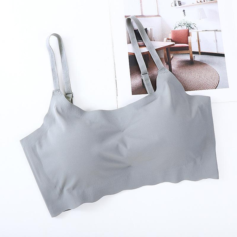 Nahtloser kabelloser Push-Up Schlaf-Stütz-Anti-Shake Sport-BH der zweiten Generation für Damen