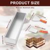 Kitchen Rectangular Cake Mold Cheesecake Pans Toast Mould for Chocolate Dessert Mousse DIY Baking Supplies Cake Bakeware Pans