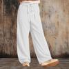 Women’s High Waist Drawstring Wide Leg Casual Long Pants Relaxed Lounge Trousers with Pockets
