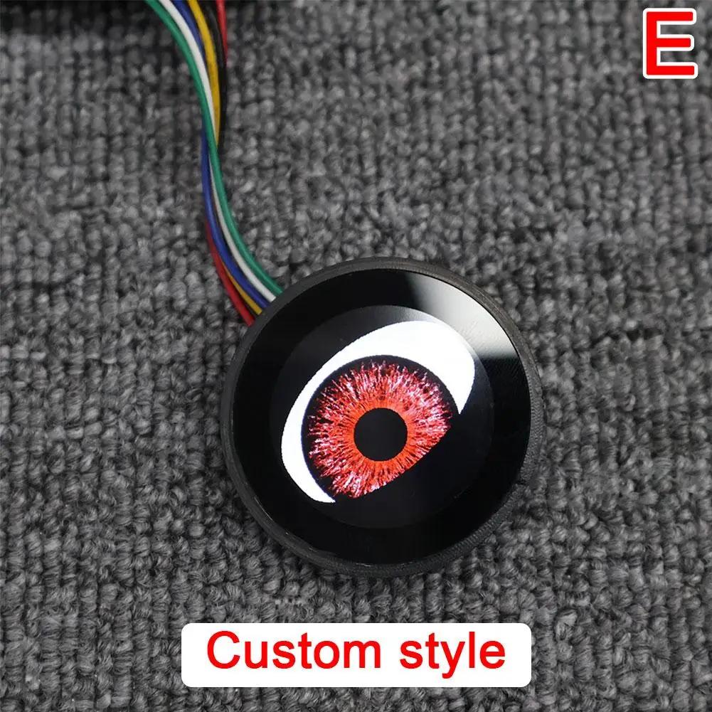 1pcs Car Led Ds Demon Lenses 12v For Car Wifi Control Eyes Retrofit Kits Fitting Car Light Accessories S9x4