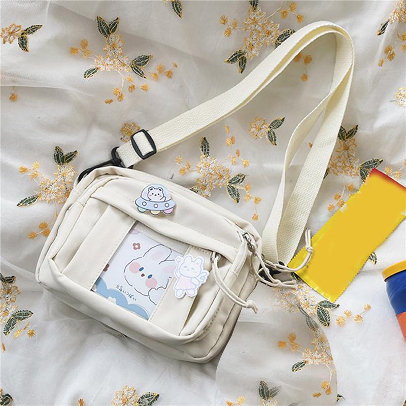 Kawaii Taschen Mädchen Trend Transparente Tasche Kleine Umhängetasche für Frauen Geldbörsen und Handtaschen Schultertasche