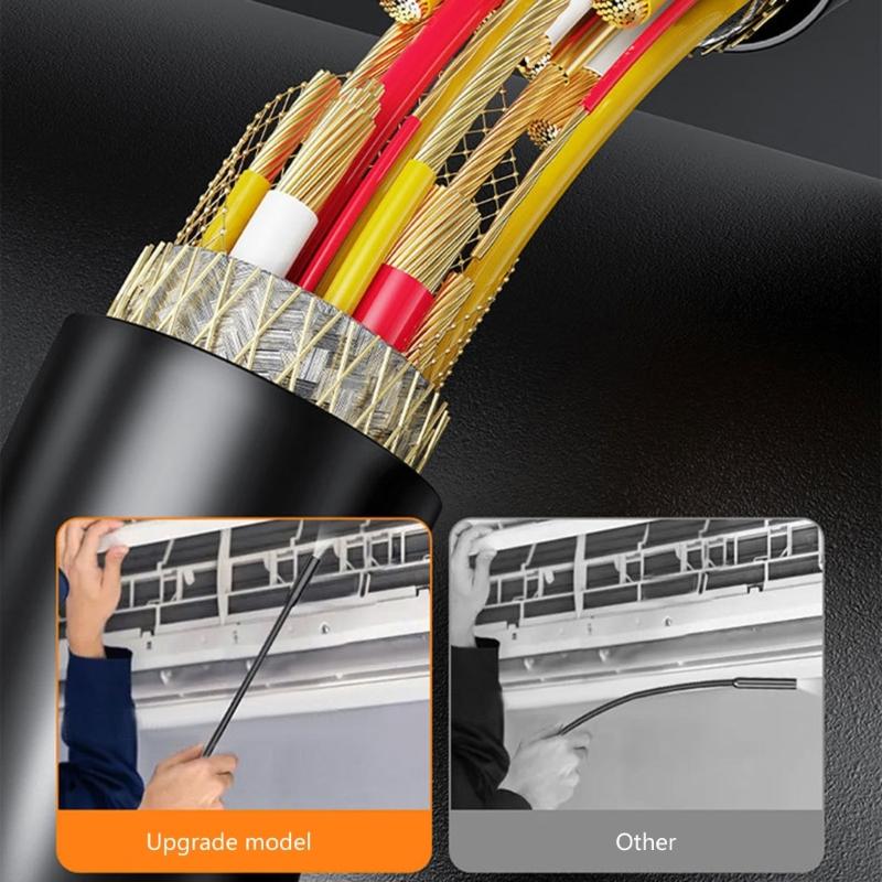Waterproof Flexible Probe Inspection Camera for Car Maintenance Home Repair Challenging Environment with Real Time Video