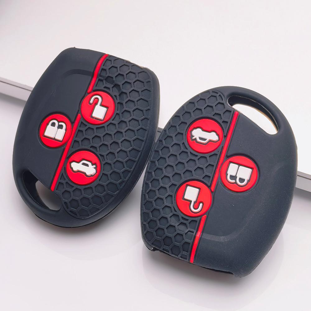 Key Holder Cover for Ford Focus C-Max Mondeo Fiesta MK3 MK4 MK5 MK7 Anti-Scratch Surface Shockproof Structure Soft Grip Texture Easy Install Design
