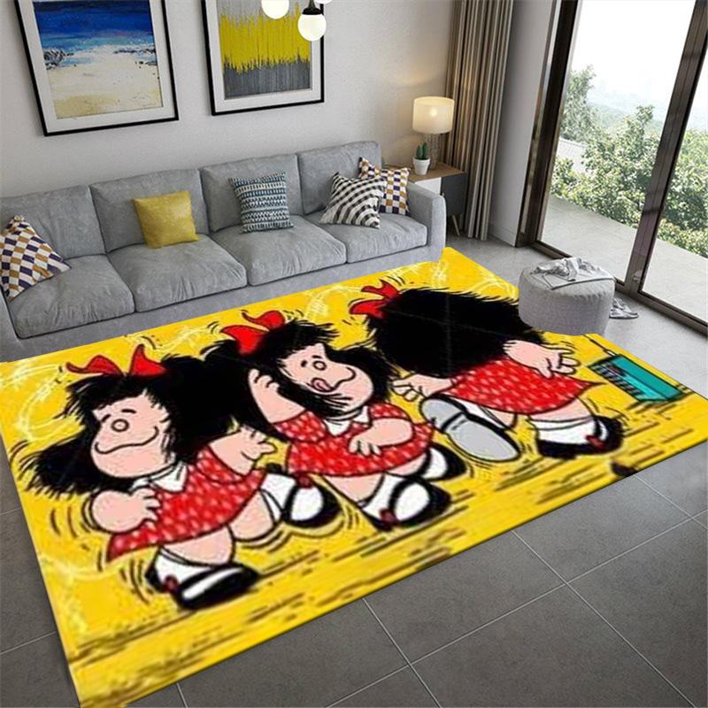 Mafalda Carpet Rug for Living Room Bedroom Home Sofa Decoration,Kids play Non-slip Floor Mat