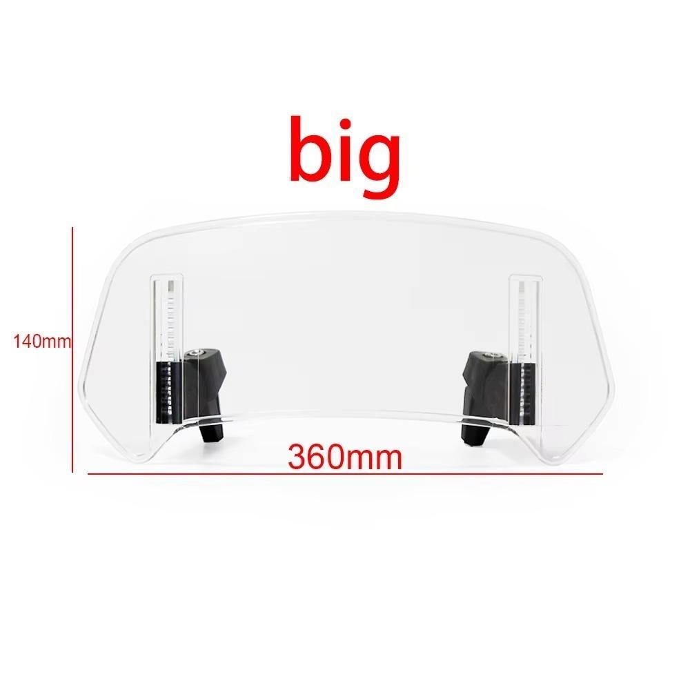 Clamp-On Extension Windscreen  For Honda Africa Twin XRV 650 XRV750T XRV650 CRF1000L XRV750