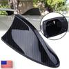 Car Mast Aerial Shark Fin Antenna Carbon Fiber Style Roof AM/FM Radio Signal US