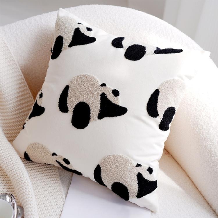Cuddly Panda Pillow Case for Bedroom or Living Room Comfortable Sofa Pillowcase Removable Washable Cushion Cover