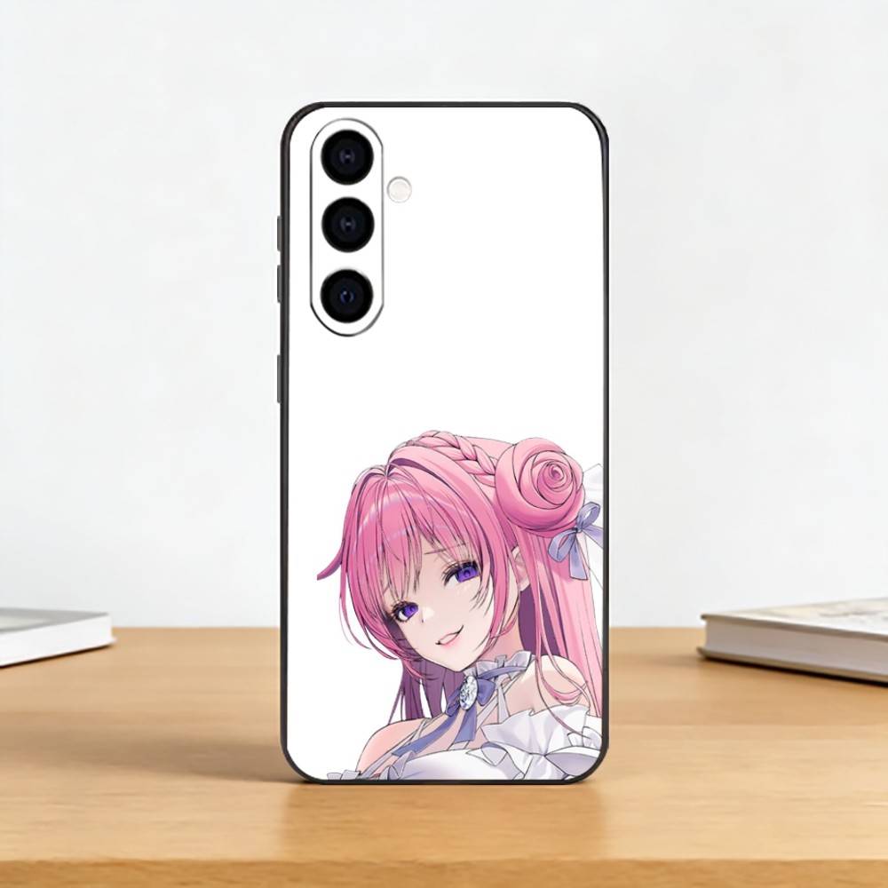 Goddess of Victory Dorothy Doro Phone Case Black Silicone Soft For Samsung Galaxy A73,A72,A71,A70,A53,A52,A51