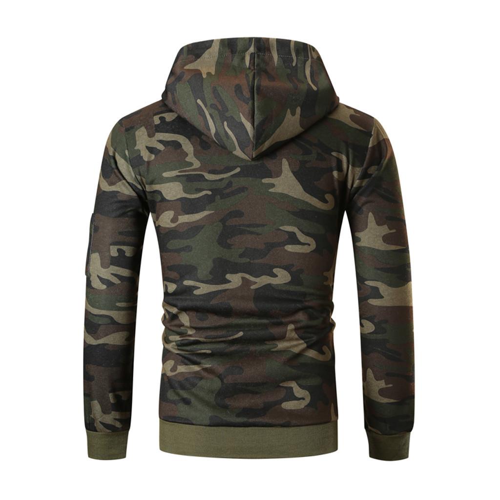 Mens New Fashion Splicing Zipper Print Sweatshirt Top Sport Tracksuit
