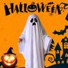Terror Halloween Costumes White Masquerade Cloak Creative Ghost Costume Cape  Party Ball