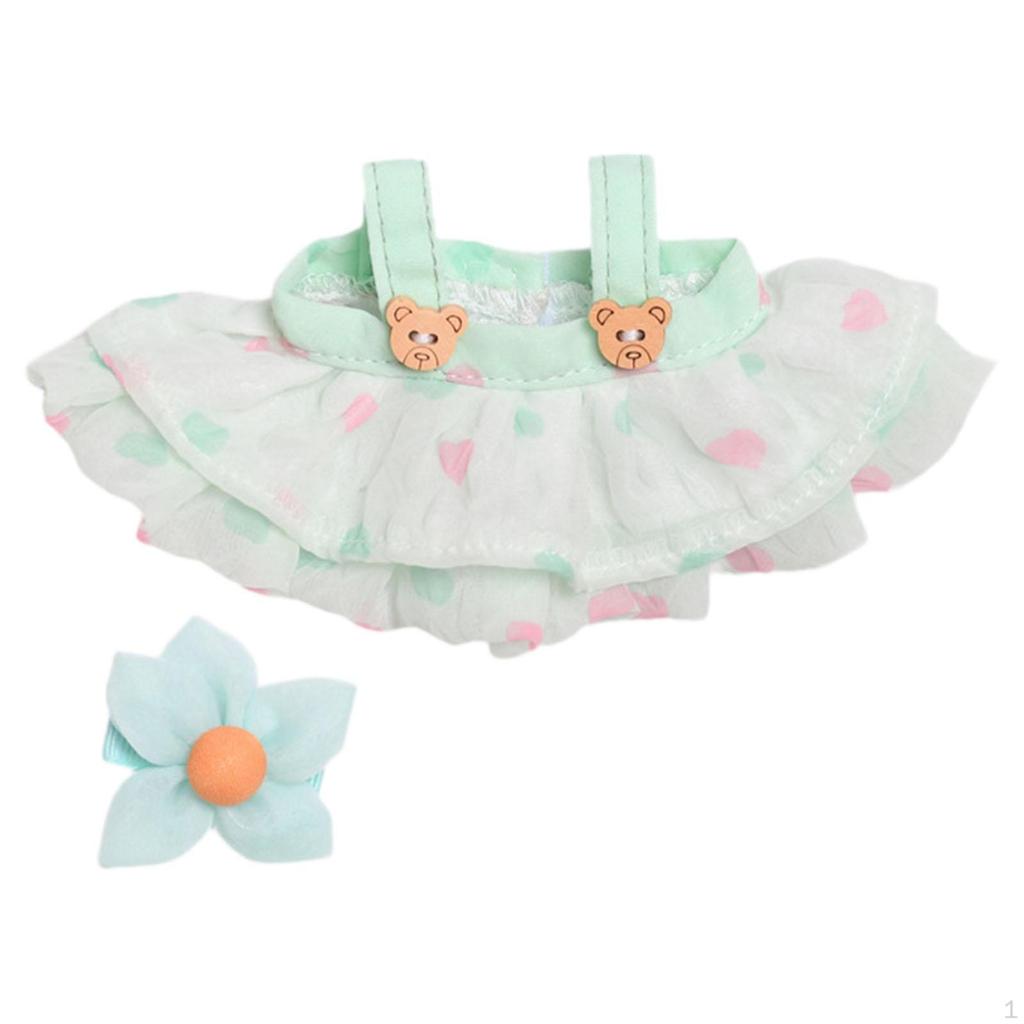 Adorable Doll Outfit Set with Hair Decorations for Young Girls