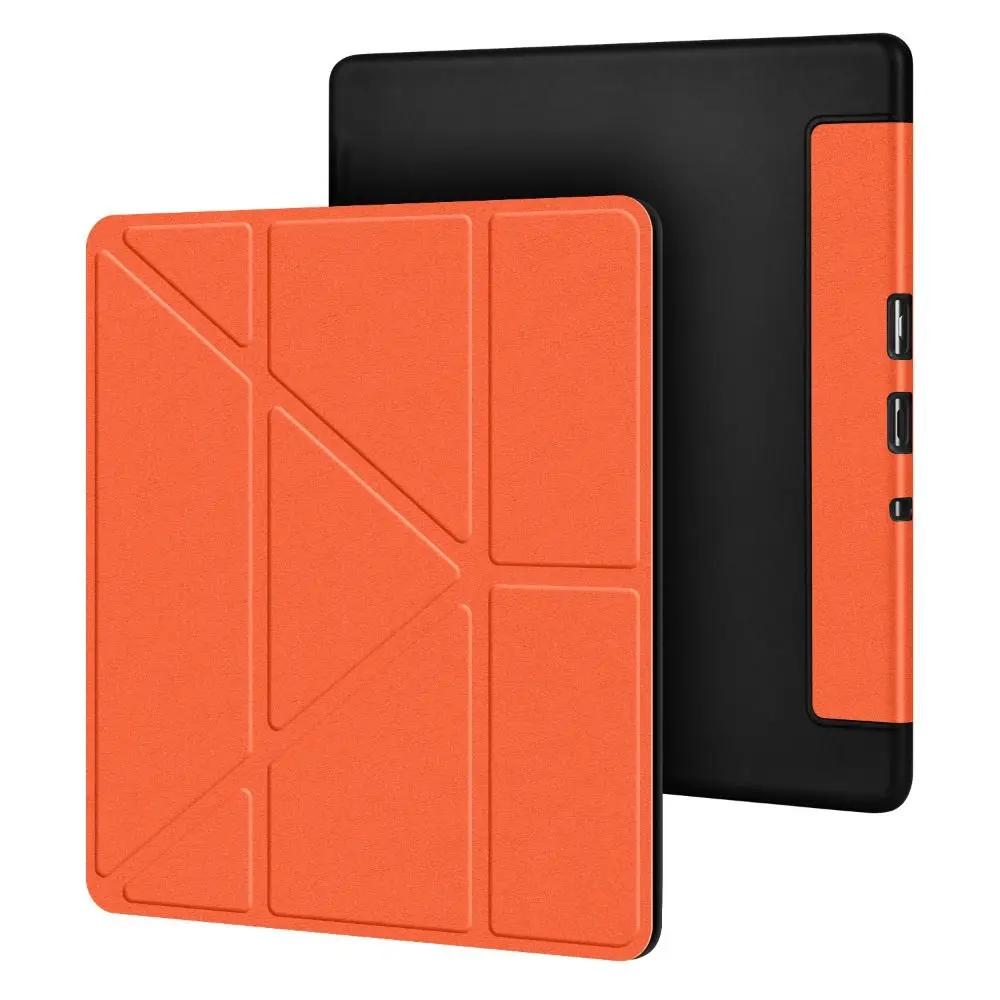 

Multi-folding Stand Smart Case PU Leather Ultra Slim eReader Cover Auto Wake/Sleep Soft for Kindle Scribe 10.2 inch 2025 оранжевый