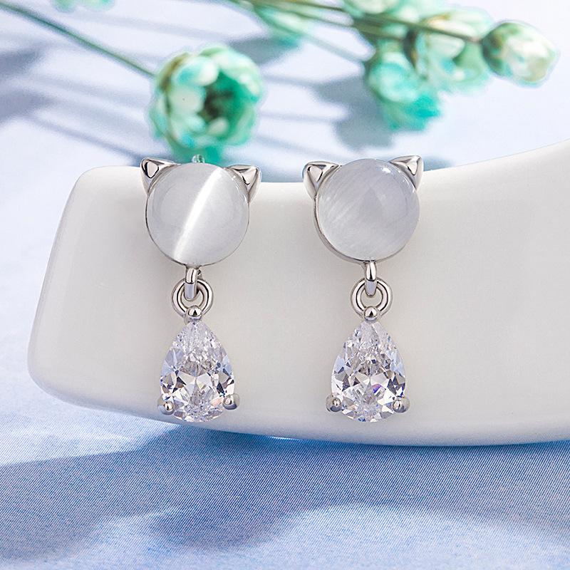 

Серьги SACE GEMS с цирконием для женщин, подарки на свадьбу белый