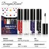 4-piece Halloween Lipstick Set Black White Red Blue Lip Gloss Kit Matte Lip Tint Waterproof Lasting Lips Makeup Cosplay Cosmetic