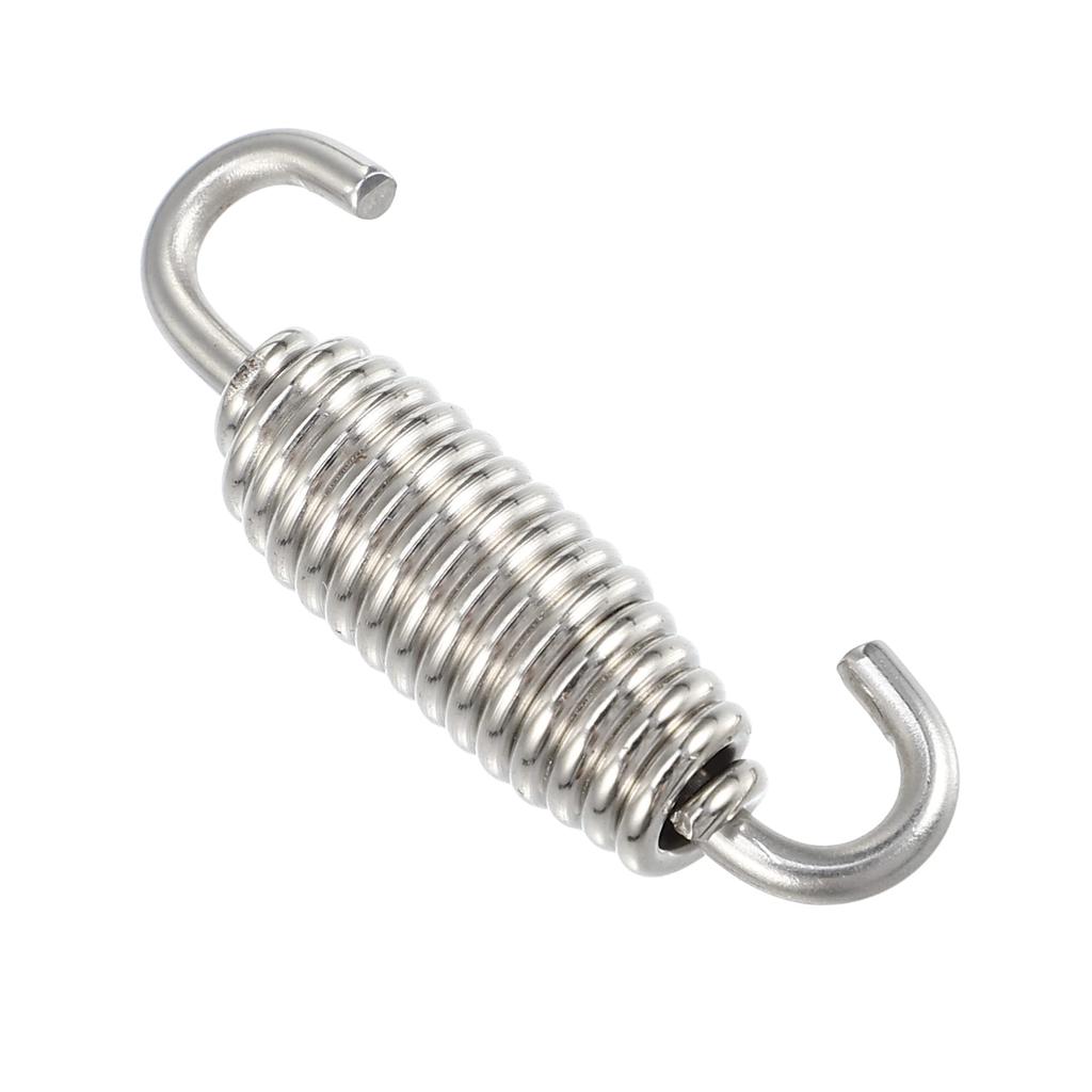 uxcell Motorcycle Universal Exhaust Pipe Spring 55mm Stainless Steel Exhaust