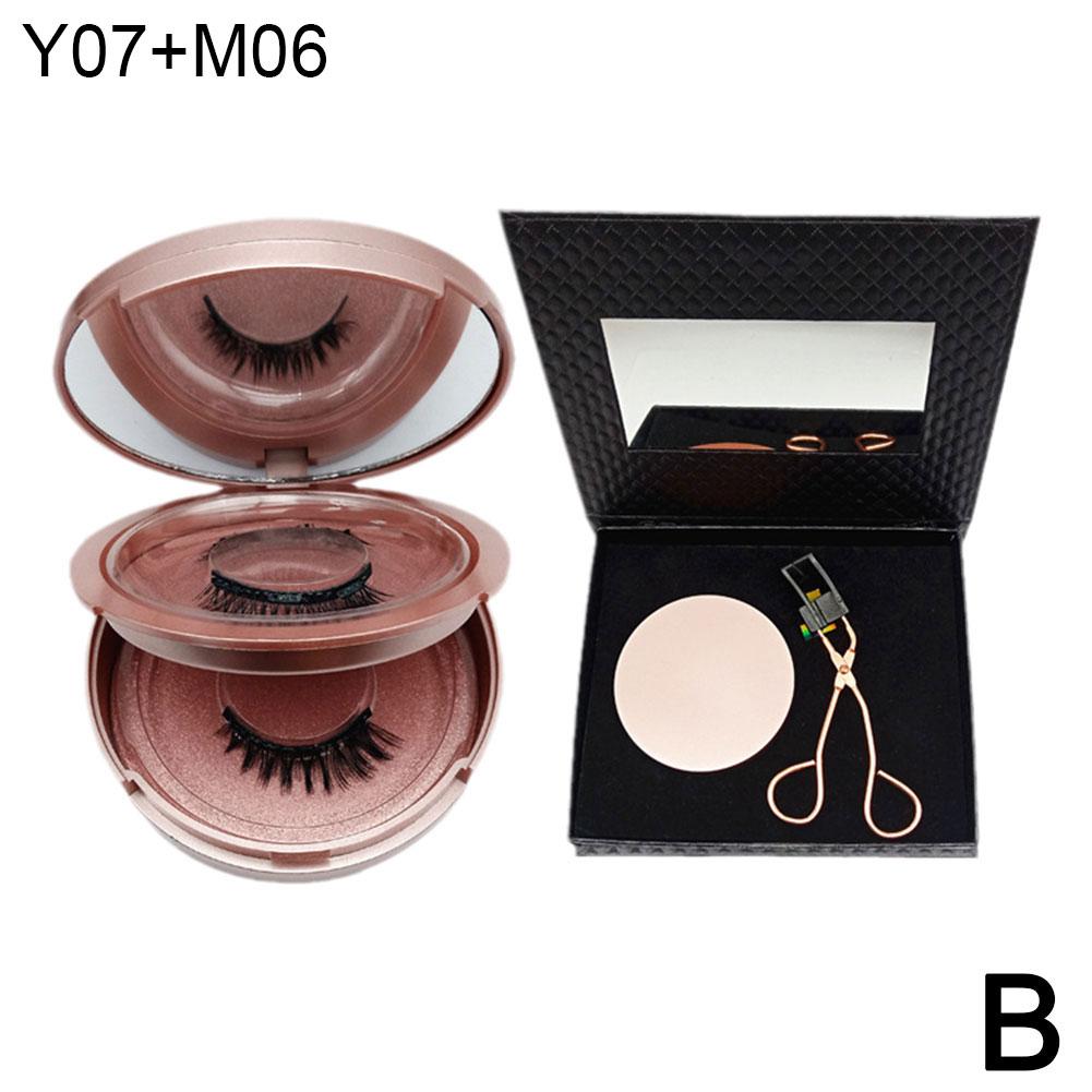 Magnetic Eyelash Kit Reusable Soft Magnetic Stage Performance Daily Eyelash Magnetic With Curle M0P7