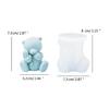 3D Bärenkerze Silikonform Tier Harzformen DIY Seifenformen Backformen