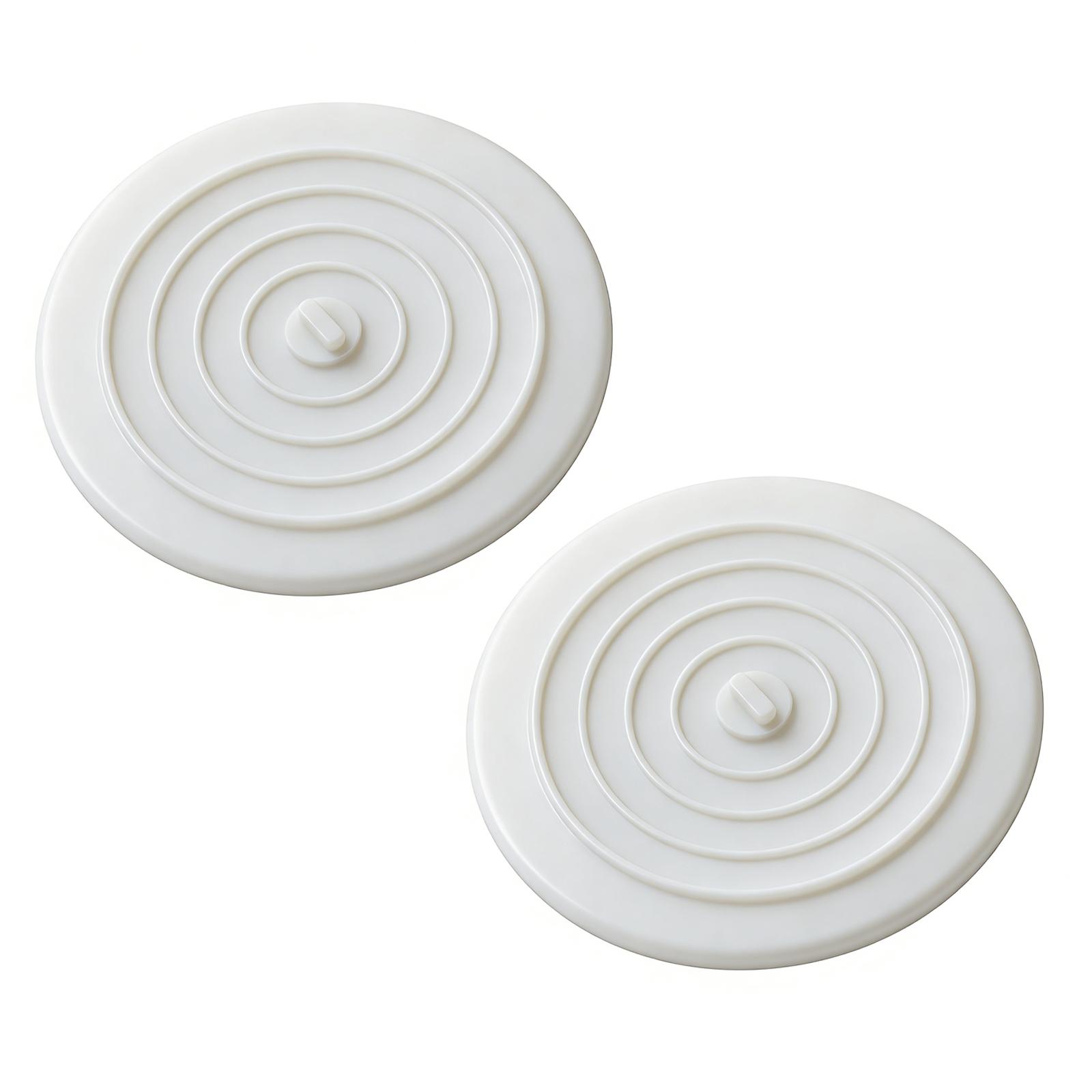 

Universal 15cm Silicone Drain Water Stopper Cover Leak Proof Bathroom Sink Plug Flexible Seal For Shower Tub Kitchen белый