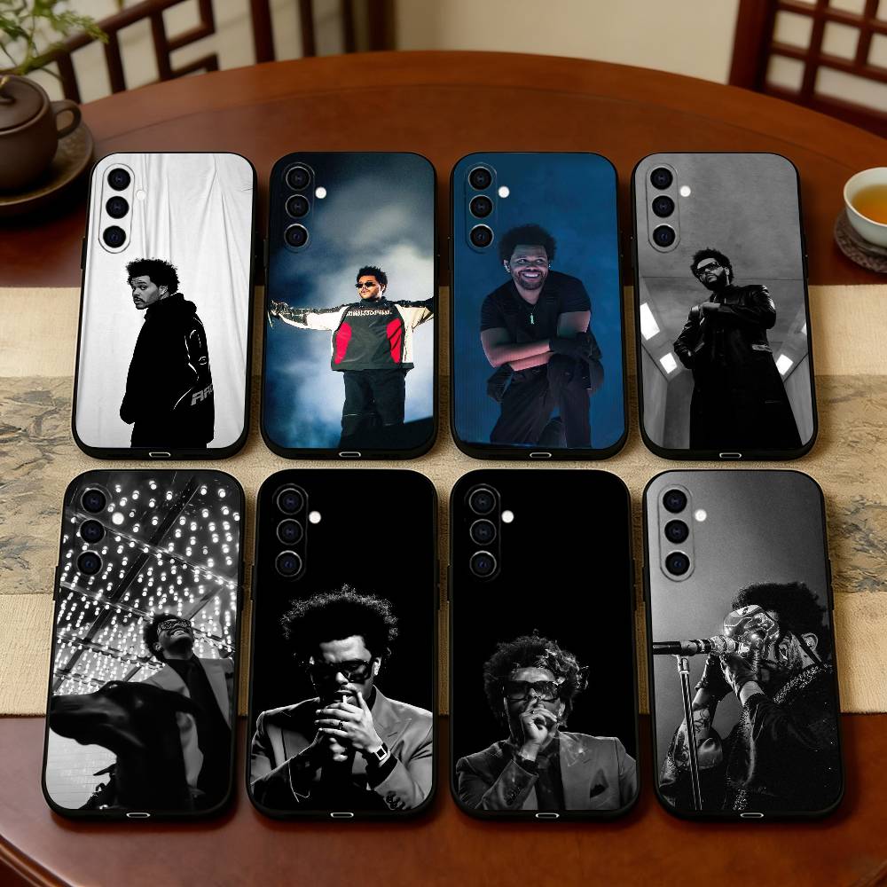 T-The W-W Phone Case Black Silicone Soft For Samsung Galaxy A73,A72,A71,A70,A53,A52,A51