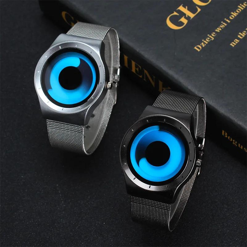 Neues Konzept Modeuhr für Herren Wasserdicht Sternenhimmel Wirbel Element Zifferblatt Sport Herrenuhren Business Quarz Armbanduhr Uhr