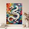 5D Pearl Kit Majestic Dragon Pattern DIY Rhinestone Art Relaxing Handmade Ornament Home Wall Desktop Decoration for Beginners