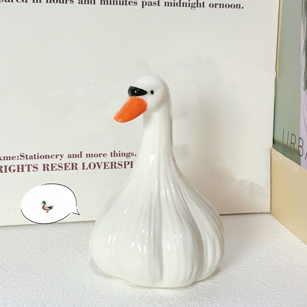 

Милая статуэтка утки керамическая скульптура животного настольное украшение статуэтка утки автомобиль Duck