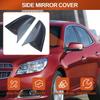 2PCS Car Side Rearview Mirror Covers Caps Trim ABS Carbon Fiber Black for Chevrolet Malibu 2012 2013 2014 2015 US Version