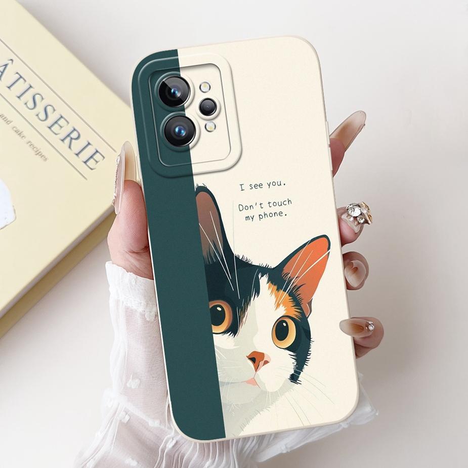 For Realme GT2 Pro Case RMX3301 Cute Fashion Cartoon Cover Shockproof Phone Case For Realme GT 2 Pro RealmeGT2 RMX3310 Soft Bags