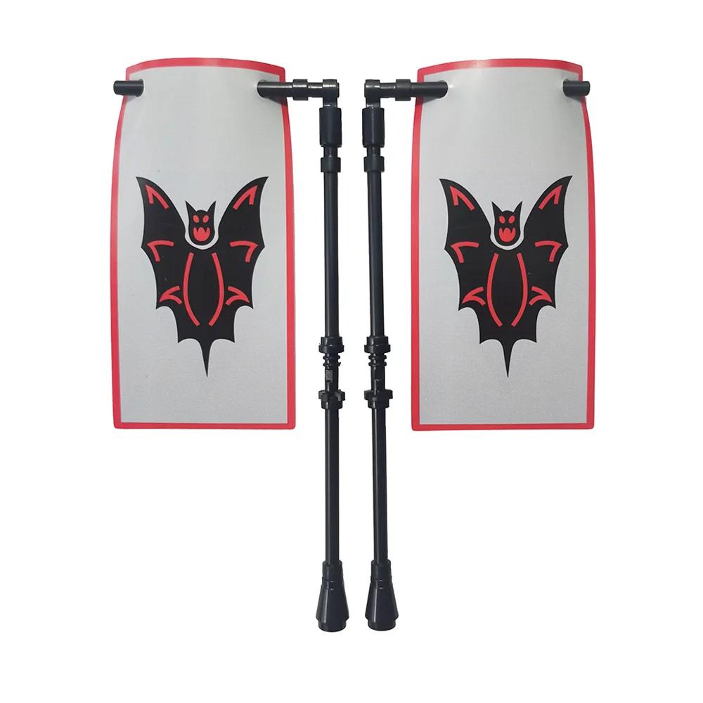 Średniowieczny Zamek Rycerz Legion Flaga Klocki Wojskowa Postać Krzyżowcy Flagi Gondor Starożytny Święte Cesarstwo Rzymskie Zabawka