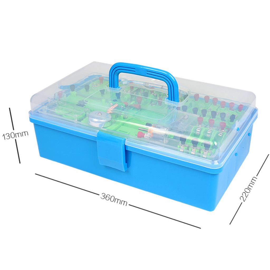 Lab Electricity Experiment Kit Junior High School Electromagnetics Physics Circuit Equipment for Teacher Student Self-Study kit