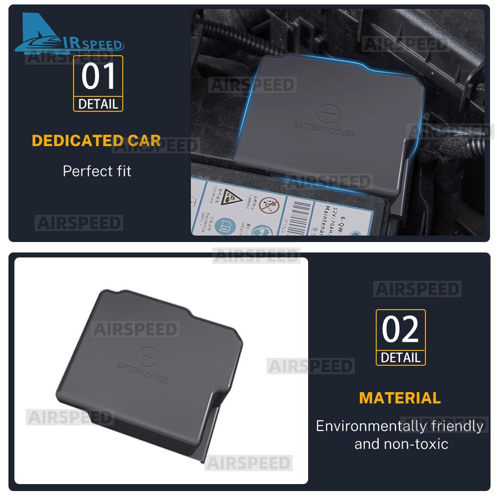 Car Battery Negative Terminal Protective Cover For Ford Ranger 2023 2024 Waterproof Dustproof Interior Accessories